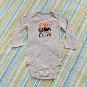 🛍️ SALE | Gobble Now, Wobble Later bodysuit 12M